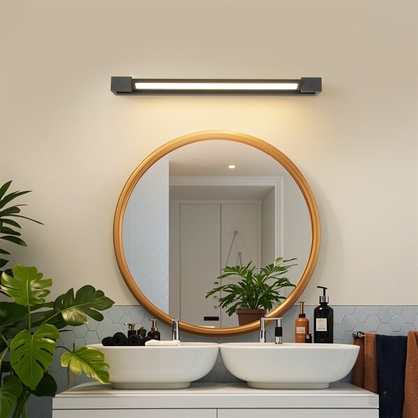 Brilagi - Lumină LED pentru oglindă de baie AQUA LINE LED/18W/230V 60 cm IP44 antracit