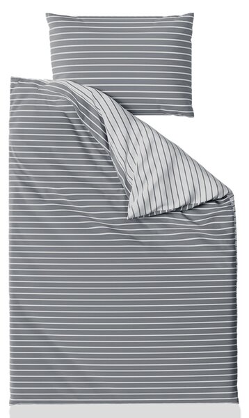 Lenjerie de pat din bumbac Renforce CAPRIVI gri cu nasture Dimensiunile lenjeriei: 70x90 cm, 140x200 cm