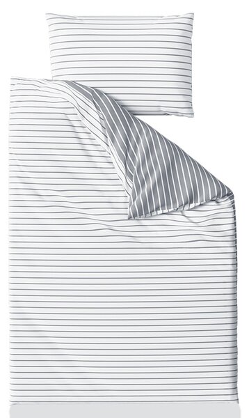 Lenjerie de pat din bumbac Renforce CAPRIVI gri cu nasture Dimensiunile lenjeriei: 70x90 cm, 140x200 cm