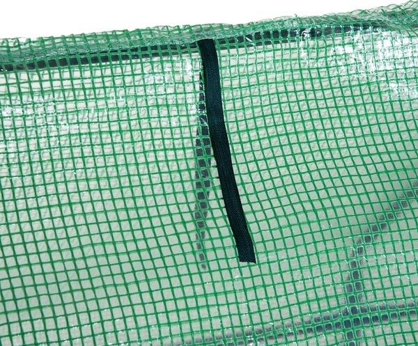 Outsunny sera gradina cu prelata, 270x90x90cm, verde | Aosom Romania