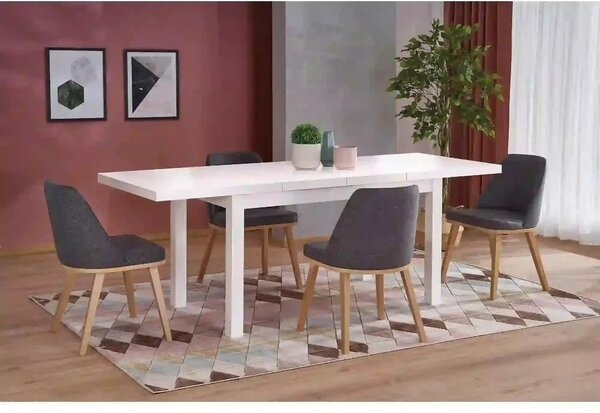 Masa extensibila TIAGO 2, alb, 140/220x80x76 cm