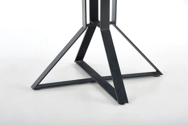 Masa extensibila MERCY, stejar/negru, 120/160x120x80 cm