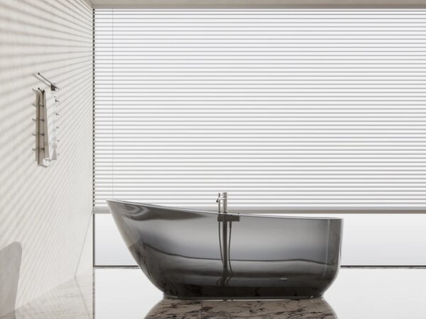 Cada Freestanding Onyx Translucent 170, Ovală, Transparentă, 170 cm