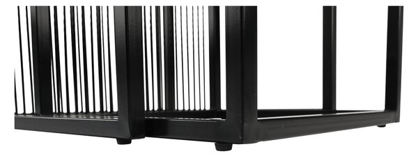 Set 2 masute RIMBO, stejar/negru