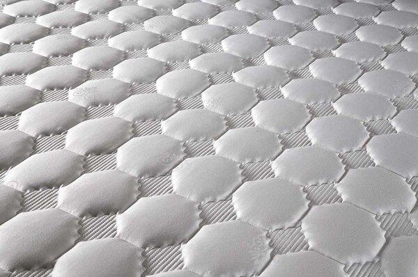 Saltea ROOMS, stofa catifelata gri - Nil 18, 160x200 cm