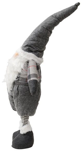 Pitic decorativ GNOME 90 cm, gri