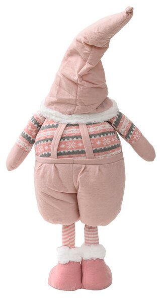 Pitic decorativ GNOME 90 cm, roz