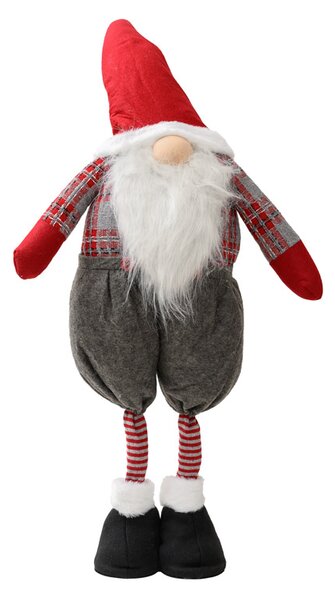 Pitic decorativ GNOME 90 cm, rosu