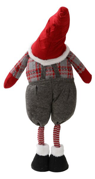 Pitic decorativ GNOME 90 cm, rosu