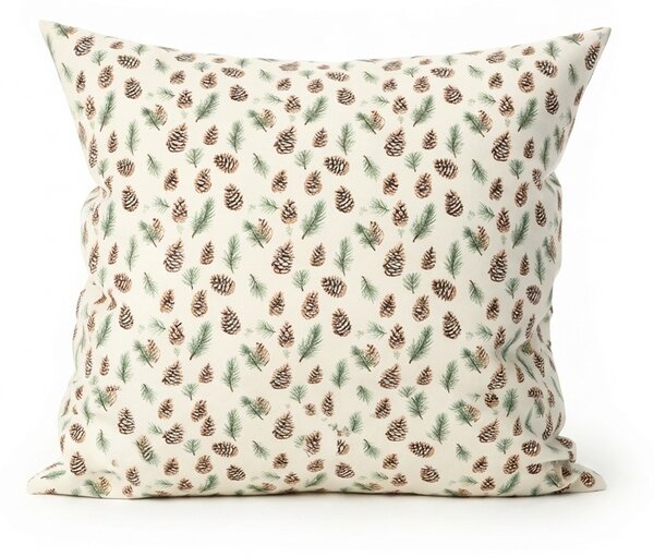 Fata de perna din bumbac PINE CONES 45x45 cm, colorat