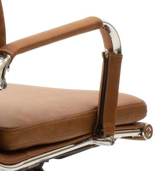 Scaun Birou Tokyo Maro - Tabac Antique