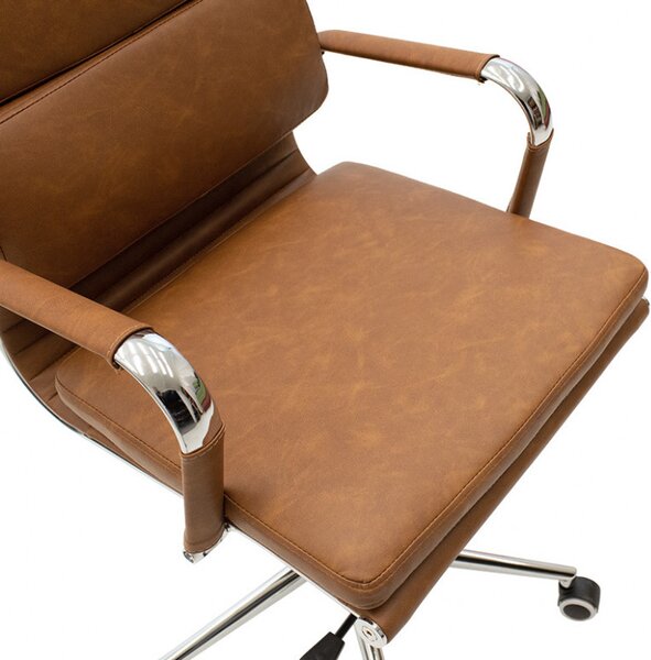 Scaun Birou Tokyo Maro - Tabac Antique