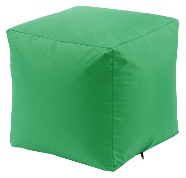 Taburet Cub Pufrelax, Material Impermeabil - Green Apple