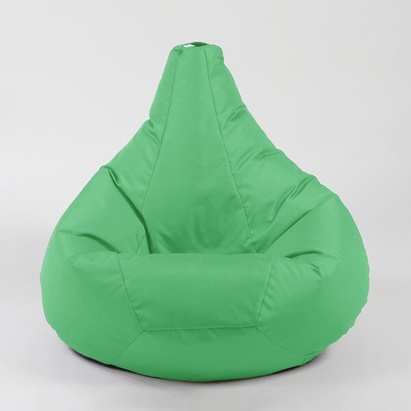 Fotoliu puf copii, Nirvana Light Pufrelax, Material Impermeabil, Green Apple