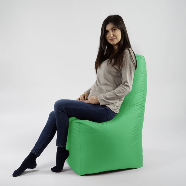 Fotoliu tip Scaun Sunlounger Pufrelax, Material Impermeabil, Green Apple