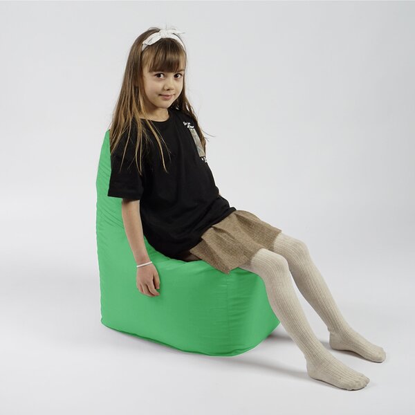 Fotoliu tip Scaun Sunlounger Junior Pufrelax, Material Impermeabil, Green Apple