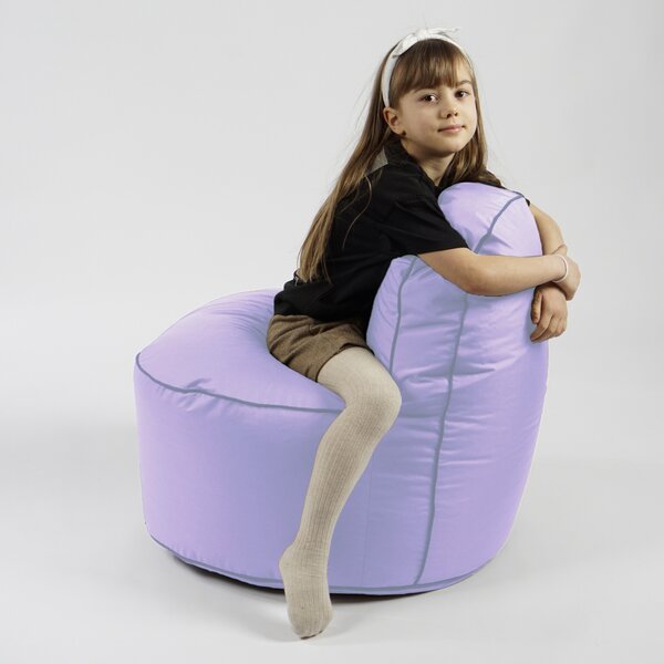 Fotoliu OK Junior Pufrelax, Material Impermeabil, Lilac