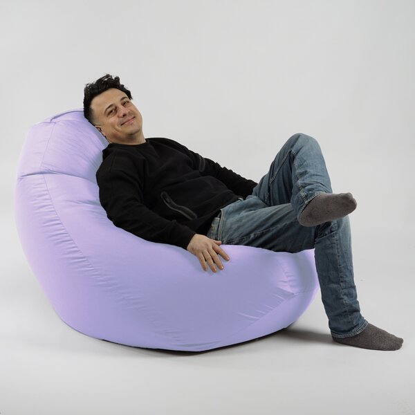 Fotoliu Nirvana Gigant Pufrelax, Material Impermeabil, Lilac
