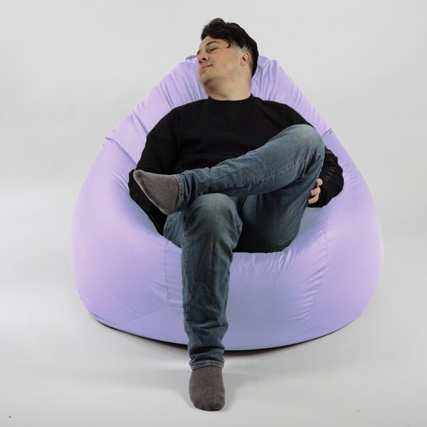 Fotoliu Nirvana Gigant Pufrelax, Material Impermeabil, Lilac