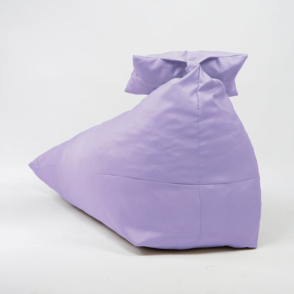 Fotoliu puf, Pufrelax Kudos, perna inclusa, Material Impermeabil - Lilac