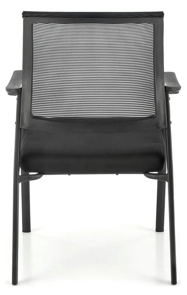 Scaun BERGEN, negru, stofa clasica/metal, 58x60x90 cm