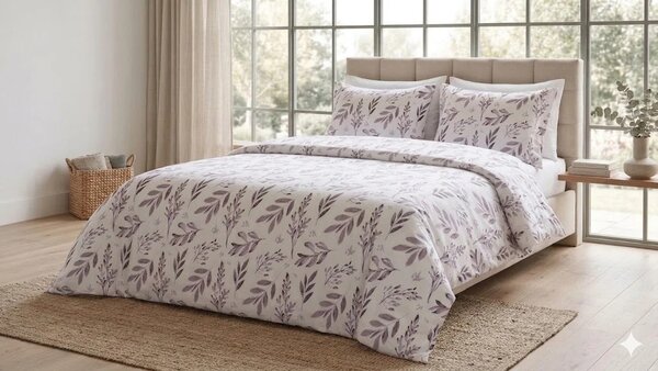 Lenjerie pat Ranforce 100% Cotton Pro (Ivory Glow)