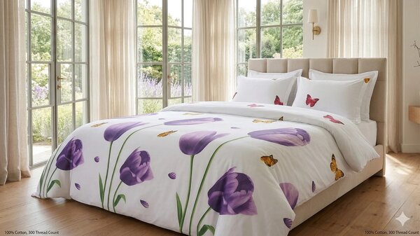Lenjerie pat Ranforce 100% Cotton Pro (Etheria)