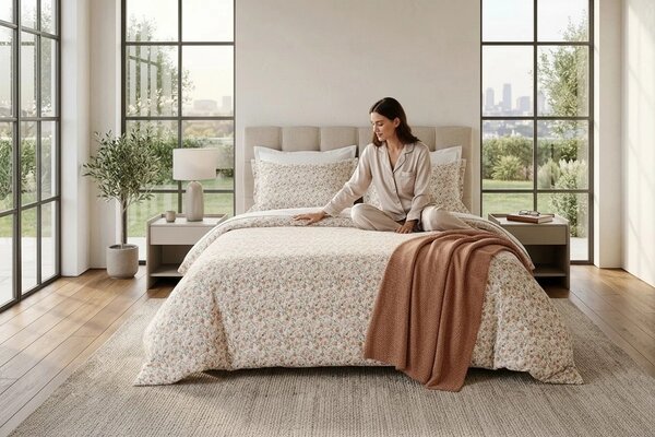Lenjerie pat Ranforce 100% Cotton Pro (Fable)