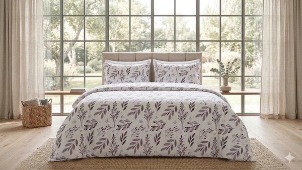 Lenjerie pat Ranforce 100% Cotton Pro (Ivory Glow)