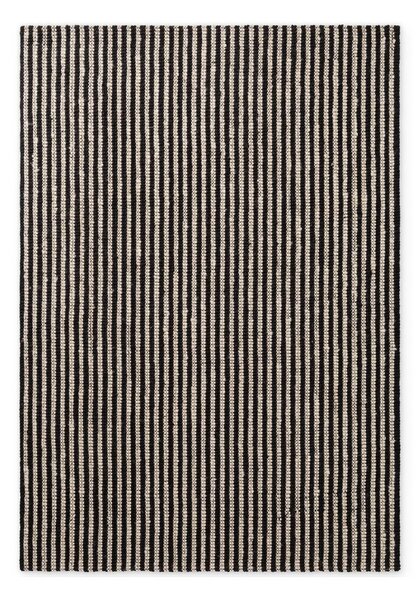 Covor negru țesut manual din iută 160x230 cm Harvest Ebony – Elle Decoration