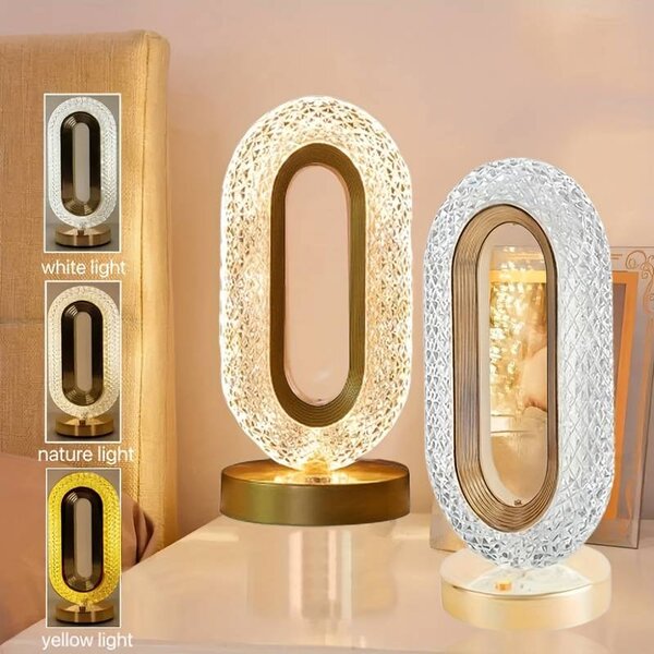 Lampa Diamond, Touch, USB, 3 moduri