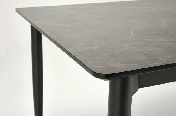 Masa extensibila CHARLES, gri/negru, 180/260x90x76 cm