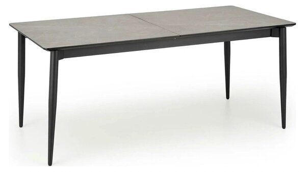 Masa extensibila CHARLES, gri/negru, 180/260x90x76 cm