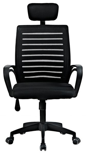 KONDELA Scaun de birou, negru, TORES