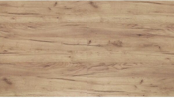 Masa extensibila GULIAN, stejar/negru, PAL laminat/lemn, 140/180x90x76