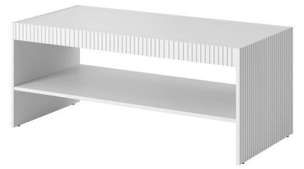 Masuta cafea PAFOS, alb, PAL laminat, 120x56.5x50 cm