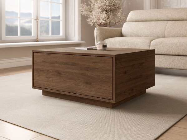 Măsuță de cafea Comfivo Unda, Nuc, PAL laminat, 39x70x80cm, 25.5 kg