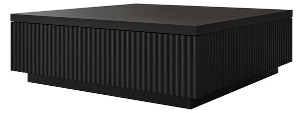 Măsuță de cafea Miami 413, Negru, MDF, PAL laminat, 26x80x81cm, 29 kg