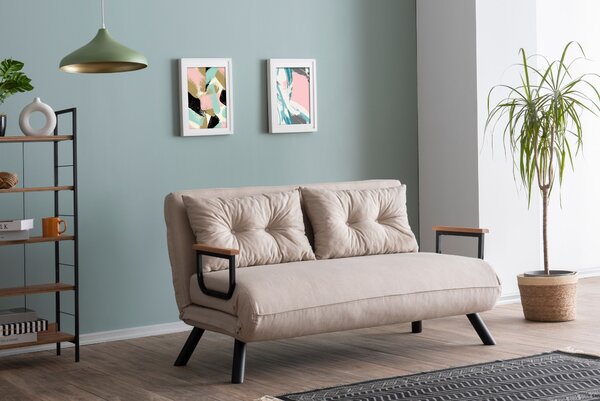 Canapea futon Shaula V2 (crem). 1087972