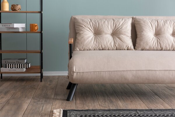 Canapea futon Shaula V2 (crem). 1087972