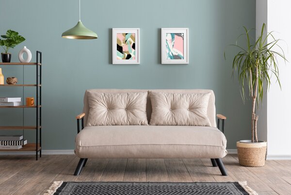 Canapea futon Shaula V2 (crem). 1087972