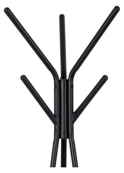 Cuier de podea Arroyo, negru / lemn natural