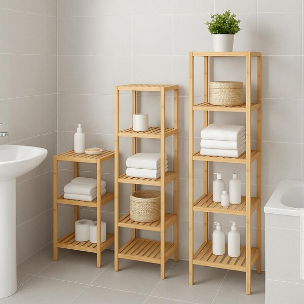 Raft Carboni I, lemn natural