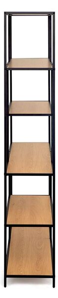 Raft Moreno III, lemn natural / negru