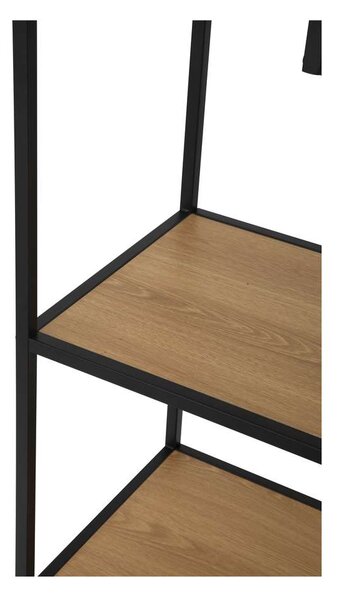 Raft Moreno III, lemn natural / negru