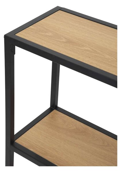Raft Moreno V, lemn natural / negru