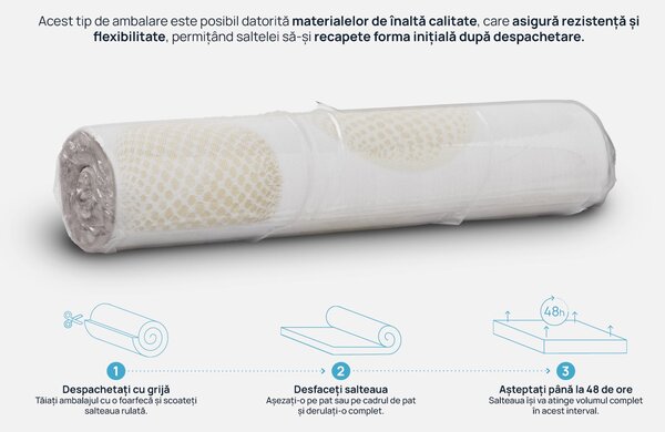 Saltea Sleepy, Exclusive Hybrid Cool Gel, 82x190x22, Medie