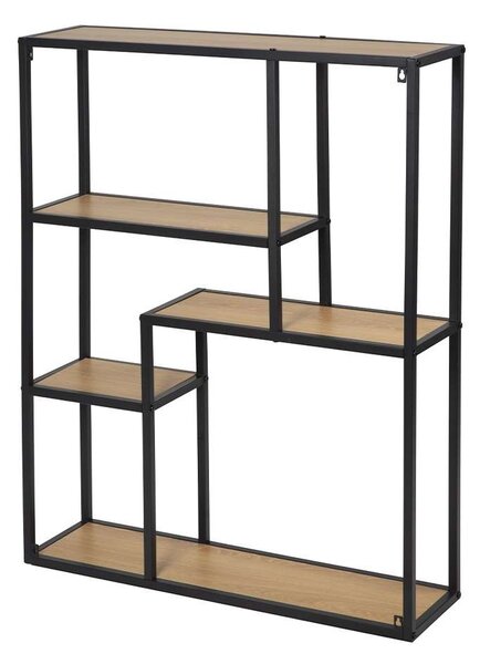 Raft Moreno V, lemn natural / negru