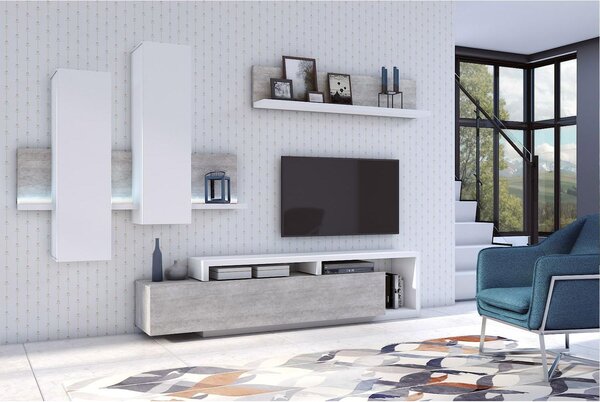 Mobilier living Bilsby Typ 09 (cu iluminat). Promo -16%. 602442