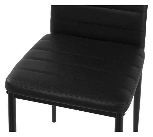 Scaun de bucătărie Aldamas, negru